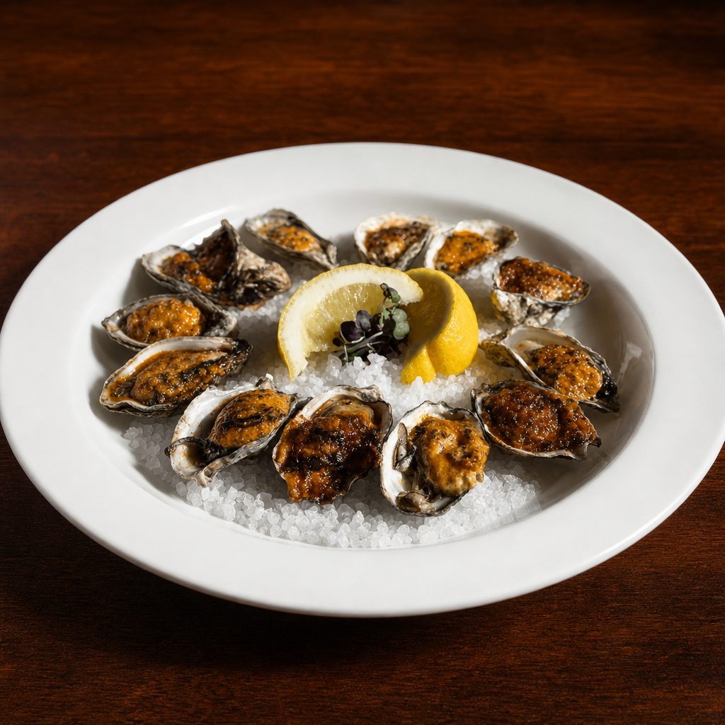 Broiled Oysters Dynamite.